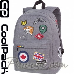 2018 Cool Pack Cross Раница Badges Grey